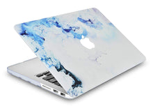 Load image into Gallery viewer, LuvCase Macbook Case - Marble Collection - Blue Cloud Marble