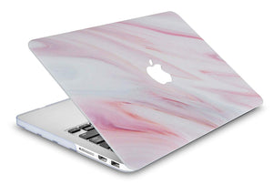 LuvCase Macbook Case - Marble Collection - Red Onyx Marble