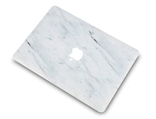 Load image into Gallery viewer, LuvCase Macbook Case 5 in 1 Bundle - Marble Collection - Silk White Marble with Slim Sleeve, Keyboard Cover, Screen Protector and Pouch