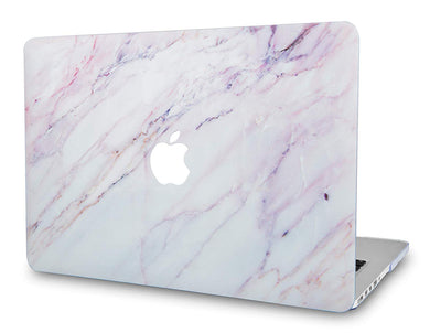 LuvCase Macbook Case - Marble Collection - Pink White Marble