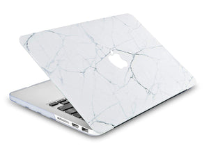 LuvCase Macbook Case - Marble Collection - White Marble 4