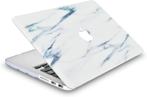 LuvCase Macbook Case Bundle - Marble Collection - Crystal Marble with Keyboard Cover and Screen Protector