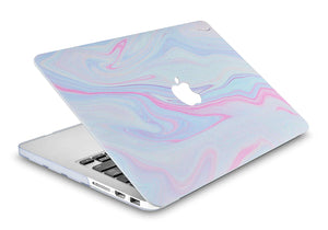 LuvCase Macbook Case - Marble Collection - Purple Marble with Pink Veins