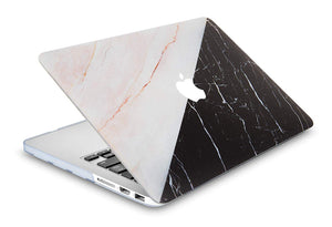 LuvCase Macbook Case - Marble Collection - Granite Black Marble