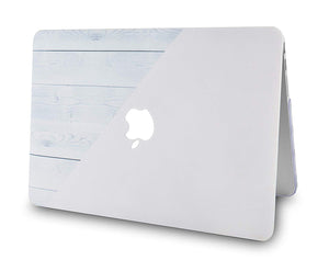 LuvCase Macbook Case - Wood Collection - Pale Pink White Wood