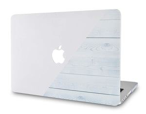LuvCase Macbook Case - Wood Collection - Pale Pink White Wood
