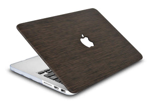 LuvCase Macbook Case - Leather Collection - Dark Brown Saffiano Leather