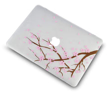 Load image into Gallery viewer, LuvCase Macbook Case Bundle - Flower Collection - Cartoon Cherry Blossom with Keyboard Cover