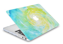Load image into Gallery viewer, LuvCase Macbook Case - Marble Collection - Green Yellow Marble