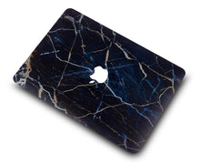 Load image into Gallery viewer, LuvCase Macbook Case - Marble Collection - Navy White Marble