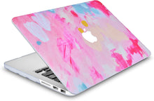Load image into Gallery viewer, LuvCase Macbook Case 5 in 1 Bundle - Marble Collection - Pink Mist 2 with Slim Sleeve, Keyboard Cover, Screen Protector and Pouch