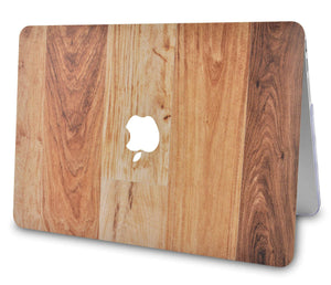 LuvCase Macbook Case - Color Collection - Mixed Wood with Matching Keyboard Cover ,Sleeve