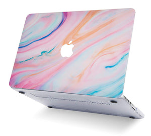 LuvCase Macbook Case - Marble Collection - Rainbow Marble