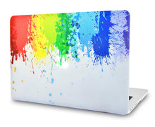 Load image into Gallery viewer, LuvCase Macbook Case Bundle - Color Collection - Rainbow Splat with Keyboard Cover