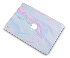 LuvCase Macbook Case - Marble Collection - Purple Marble with Pink Veins