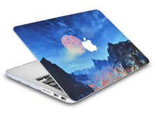 Load image into Gallery viewer, LuvCase Macbook Case - Paint Collection - Mountain with Moon