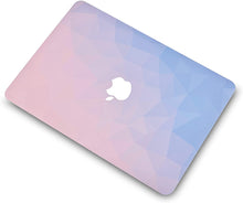 Load image into Gallery viewer, LuvCase Macbook Case 5 in 1 Bundle - Color Collection - Ombre Pink Blue with Sleeve, Keyboard Cover, Screen Protector and Webcam Cover