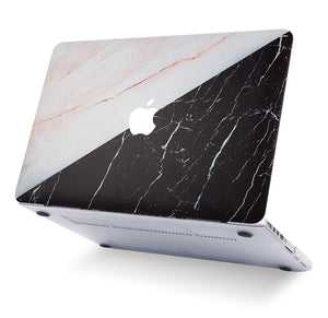 LuvCase Macbook Case - Marble Collection - Granite Black Marble
