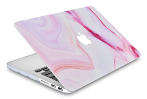 LuvCase Macbook Case - Marble Collection - Pink Marble 3