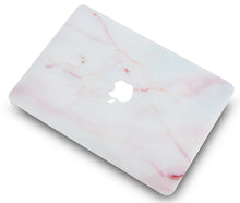 Load image into Gallery viewer, LuvCase Macbook Case 5 in 1 Bundle - Marble Collection - Pink Marble with Sleeve, Keyboard Cover, Screen Protector and Mouse Pad
