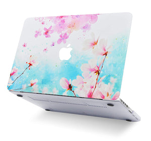 LuvCase Macbook Case - Flower Collection - Peach Blossom
