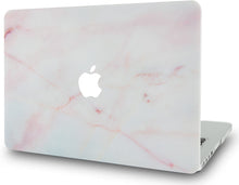 Load image into Gallery viewer, LuvCase Macbook Case 5 in 1 Bundle - Marble Collection - Pink Marble with Slim Sleeve, Keyboard Cover, Screen Protector and Pouch