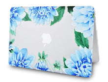 Load image into Gallery viewer, LuvCase Macbook Case Bundle - Flower Collection - Blue Cornflower with Keyboard Cover