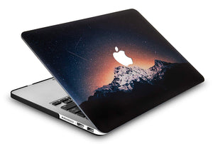 LuvCase Macbook Case Bundle - Color Collection - Shooting Stars with Sleeve, Keyboard Cover and Screen Protector