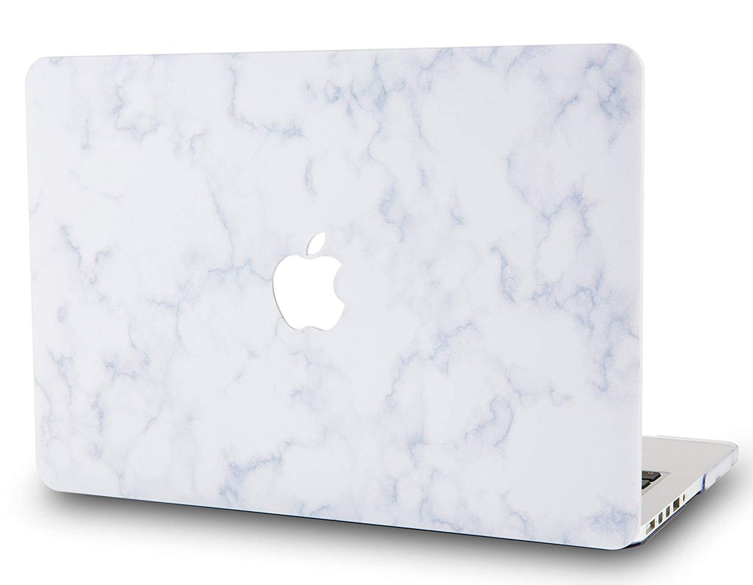 LuvCase Macbook Case - Marble Collection - White Cloud Marble
