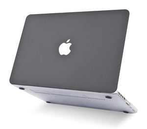 LuvCase Macbook Case - Leather Collection - Grey Leather