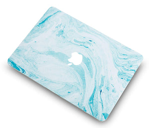 LuvCase Macbook Case - Marble Collection - Blue White Marble 1
