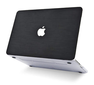LuvCase Macbook Case - Leather Collection - Black Saffiano Leather