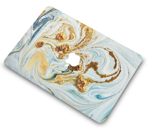 LuvCase MacBook Case  - Marble Collection -Glitter Marble with Sleeve and Keyboard Cover