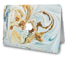 Load image into Gallery viewer, LuvCase MacBook Case - Marble Collection - Glitter Marble with Slim Sleeve, Keyboard Cover, Screen Protector and Pouch