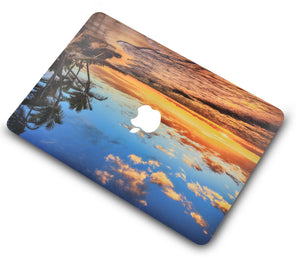 LuvCase Macbook Case - Color Collection -Sunset with Matching Keyboard Cover