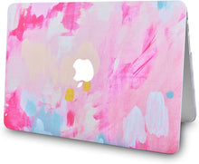 Load image into Gallery viewer, LuvCase Macbook Case 5 in 1 Bundle - Paint Collection - Pink Mist 2 with Sleeve, Keyboard Cover, Screen Protector and USB Hub 3.0