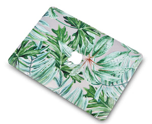 LuvCase Macbook Case Bundle - Flower Collection - Rainforest with Keyboard Cover