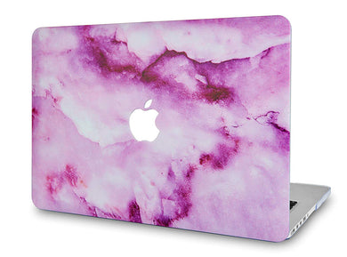 LuvCase Macbook Case - Marble Collection - Purple Marble
