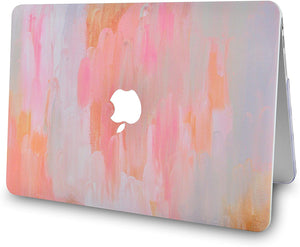 LuvCase Macbook Case 5 in 1 Bundle - Paint Collection - Mist 13 with Slim Sleeve, Keyboard Cover, Screen Protector and Pouch