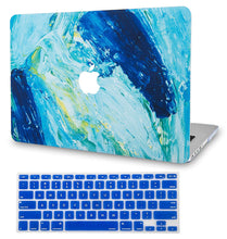 Load image into Gallery viewer, LuvCase Macbook Case Bundle - Paint Collection - Ocean with Keyboard Cover