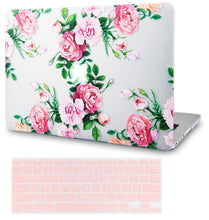 Load image into Gallery viewer, LuvCase Macbook Case Bundle - Flower Collection - Rose Bouquet with Keyboard Cover