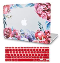 Load image into Gallery viewer, LuvCase Macbook Case Bundle - Flower Collection - Classic Roses with Keyboard Cover