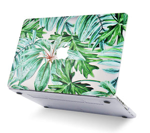 LuvCase Macbook Case Bundle - Flower Collection - Rainforest with Keyboard Cover