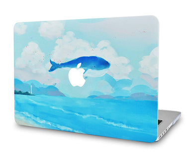 LuvCase Macbook Case - Paint Collection - Whale
