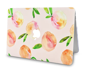 LuvCase Macbook Case Bundle - Paint Collection - Orange with Keyboard Cover