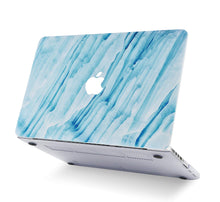 Load image into Gallery viewer, LuvCase Macbook Case - Marble Collection - Blue Marble 2