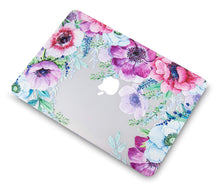 Load image into Gallery viewer, LuvCase Macbook Case Bundle - Flower Collection - Anemone Flower with Keyboard Cover