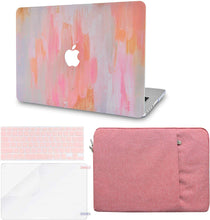 Load image into Gallery viewer, LuvCase Macbook Case Bundle - Paint Collection - Mist 13 with Keyboard Cover and Screen Protector and Sleeve
