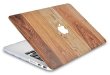 Load image into Gallery viewer, LuvCase Macbook Case - Color Collection - Mixed Wood with Matching Keyboard Cover