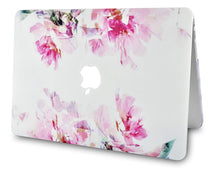 Load image into Gallery viewer, LuvCase Macbook Case 5 in 1 Bundle - Flower Collection - Flower 22 with Sleeve, Keyboard Cover, Screen Protector and USB Hub 3.0